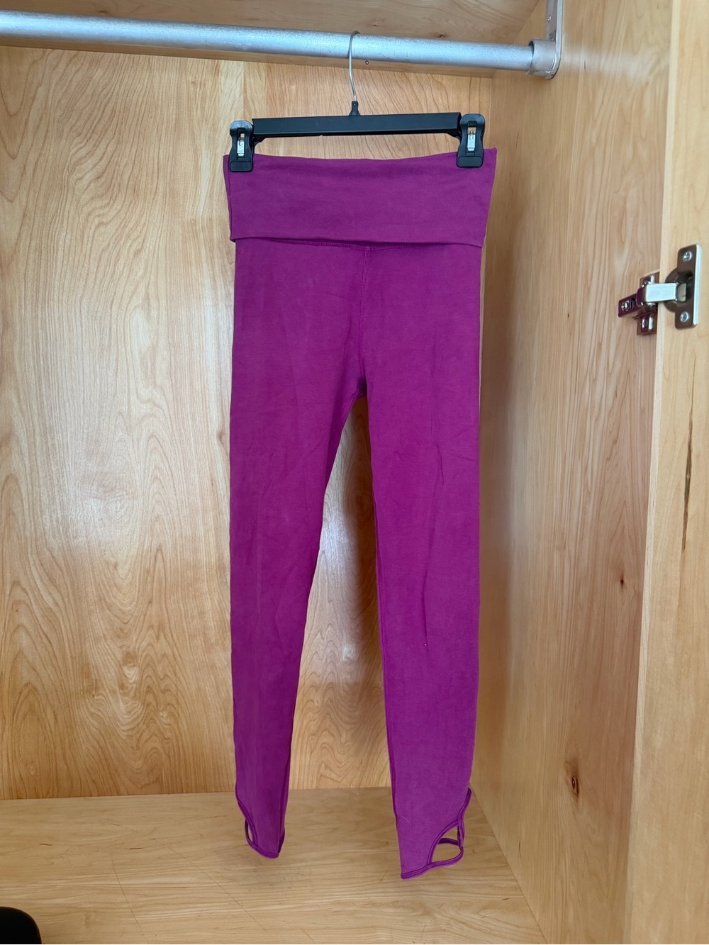 Free People Magenta Stirrup Leggings
